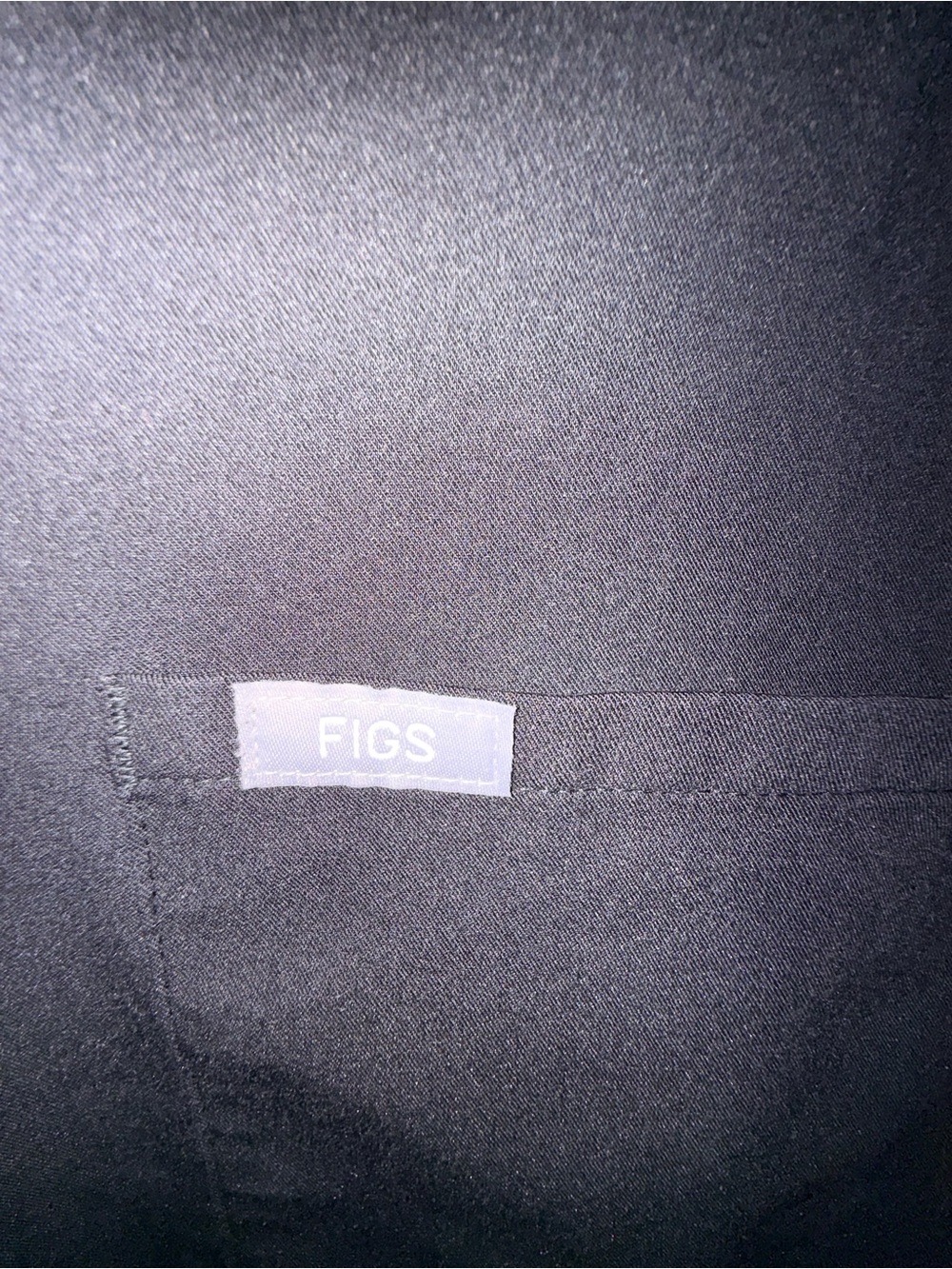 FIGS Catarina size SP Classic V-Neck Scrub Top in Black single pocket women’s - Picture 4 of 6